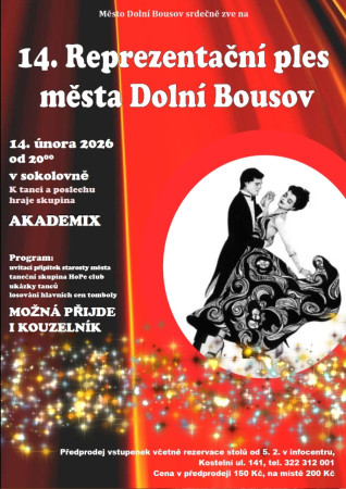 14.2. Ples města Dolní Bousov